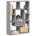 Kamerscherm / boekenkast 69,5x29x103,5 cm hout sonoma eiken