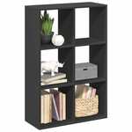 Kamerscherm / boekenkast 69,5x29x69,5 cm hout gerookt eiken