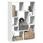 Kamerscherm / boekenkast 102x29x103,5 cm hout oud houtkleurig
