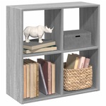 Kamerscherm / boekenkast 67x25x161,5 cm bewerkt hout wit