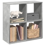 Kamerscherm / boekenkast 69,5x29x137,5 cm hout grijs sonoma eik