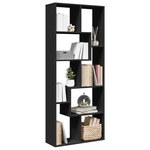 Boekenkast 63x20x90 cm bewerkt hout sonoma eikenkleurig