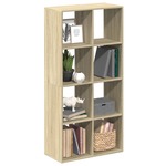 Kamerscherm / boekenkast 102x29x103,5 cm hout gerookt eiken