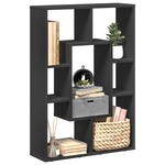Kamerscherm / boekenkast 102x29x103,5 cm bewerkt hout wit