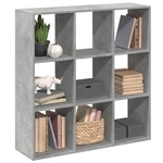 Boekenkast 63x20x90 cm bewerkt hout wit