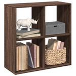 Kamerscherm / boekenkast 69,5x29x137,5 cm hout gerookt eiken