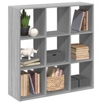 Kamerscherm / boekenkast 102x29x103,5 cm hout oud houtkleurig