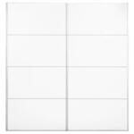 Schuifdeurkast Verona - wit - 200x182x64 cm - Leen Bakker