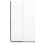 Schuifdeurkast Bergamo - wit - 221x178,5x66,6 cm - Leen Bakker