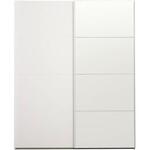 Schuifdeurkast Genua - antraciet - 204x150x60 cm - Leen Bakker