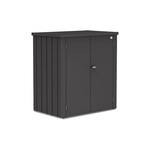 Biohort Terraskast Romeo L donkergrijs metallic 132x87x140 cm