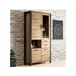 Vitrinekast ELONI 3 deuren acacia