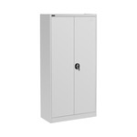 Metalen kast - 180 cm - 4 planken - grijs