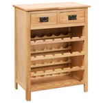 Wijnkast 72x32x90 cm eikenhout