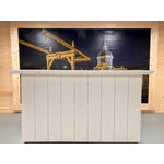 Steigerhouten Bar - Wit