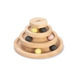 Designed by Lotte Kattentunnel Ribbed - Kattenspeelgoed - Terracotta - 25x25x75 cm
