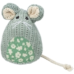 TRIXIE KATTENSPEELGOED MUIS ZITTEND STOF MET CATNIP 11 CM 4 ST