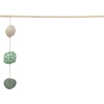 TRIXIE KATTENSPEELGOED KATTENHENGEL MET 3 BALLETJES HOUT MET CATNIP 40 CM 4 ST