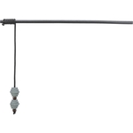 TRIXIE KATTENSPEELGOED SPEELHENGEL MET HALTER CITYSTYLE VILT / HOUT 40 CM