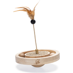 FLAMINGO kattenrolspeelgoed orbit 26x26x8 cm wit