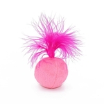 Ring Bell veren plagen katten speelgoed pluche huisdier kattenspeelgoed (roze)