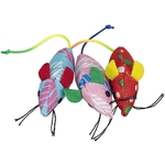 TRIXIE KATTENSPEELGOED MUIS STOF MET CATNIP 4,5 CM 36 ST