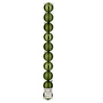 Rotan kerstversiering kerstballen goud met glitter 5 cm