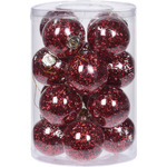 46x stuks kunststof kerstballen goud 4, 6 en 8 cm