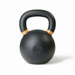 Kettlebell 6 kg Gietijzer Rubber Coating Oranje