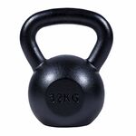 Kettlebell (8 kg) Gietijzer Zwart