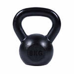 Kettlebell 6 kg Zwart/Paars Kunststof Stylish