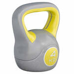 Kettlebell 1 kg Grijs Kunststof