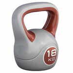 Kettlebell 14 kg Gietijzer Rubber Coating Licht Blauw