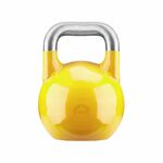 Kettlebell 22 kg Gietijzer Rubber Coating Grijs