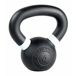 Kettlebell 12 kg Zwart/Donker Blauw Kunststof Stylish