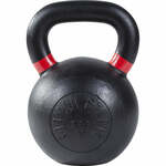 - Kettlebell - 12 kg - Gietijzer Zwart - Extra Stabiel - Gorilla Sports