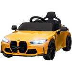 AIYAPLAY 12V elektrische kinderauto, met aanhanger, LED-verlichting, muziek en hoorn, geschikt voor 3-8 jaar, 115 x 60 x 55 cm, lichtblauw | Aosom.nl