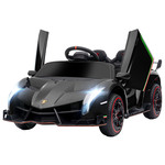 AIYAPLAY elektrische auto voor kinderen, 3-5 jaar, soepele aandrijving met afstandsbediening, stevig kunststof, 102 x 65 x 50 cm, Oranje | Aosom.nl