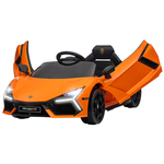 AIYAPLAY Kinder Elektrische Auto, 12V Voertuig met Afstandsbediening, LED-Verlichting, Muziek en Toeter, 3-6 Jaar, Wit