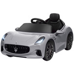 AIYAPLAY elektrische kinderauto, Mercedes, 3-5 km/u, afstandsbediening, licht & muziek, veilig en duurzaam, 110 x 65 x 45 cm, rood | Aosom.nl