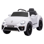 HOMCOM elektrische kinderauto, terreinwagen, met opbergruimte, 3 km/u, muziek, LED koplampen, claxon, 112 x 67 x 47 cm, rood | Aosom.nl