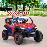 Elektrische Kinderauto met Verhalen & Muziek & Claxon & Koplampen 12V Kindervoertuig met 2.4G Afstandsbediening Roze