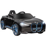 AIYAPLAY Kinder Elektrische Auto, 12V Kinderrijtuig met Afstandsbediening, LED-Verlichting, Muziek en Toeter, 3-6 Jaar, Zwart