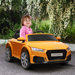 AIYAPLAY elektrische kinderwagen, Mercedes-stijl, afstandsbediening, licht & muziek, 3-5 km/u, veilig en duurzaam, zwart | Aosom.nl