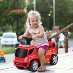 HOMCOM elektrische kinderauto 2 rijmodi, muziekfunctie, 3-5 jaar, tot 25 kg, met afstandsbediening, 108 x 62 x 40 cm, wit | Aosom.nl