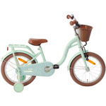 AMIGO Bella 16 Inch 26 cm Meisjes Terugtraprem Groen