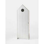 Vipack kledingkast Casimi 1 deurs - wit - 171,5x57,6x37 cm - Leen Bakker