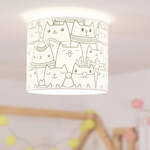 Kinderlamp plafond rond &apos;Lisa&apos; 3x E14 fitting modern rond 300mm