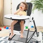 vidaXL Kinderstoel met blad 3-in-1 verstelbaar roze