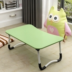 W-leg type verstelbare opvouwbare Laptop Bureau met anti-slip mat (groen)